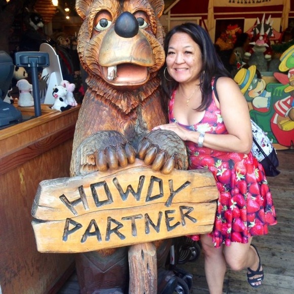 Blackmilk Strawberry Reversible Skater Dress - Picture 3 of 3